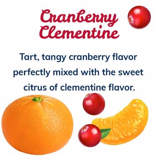 Crystal Geyser™ Sparkling Spring Water - Cranberry Clementine Perspective: left