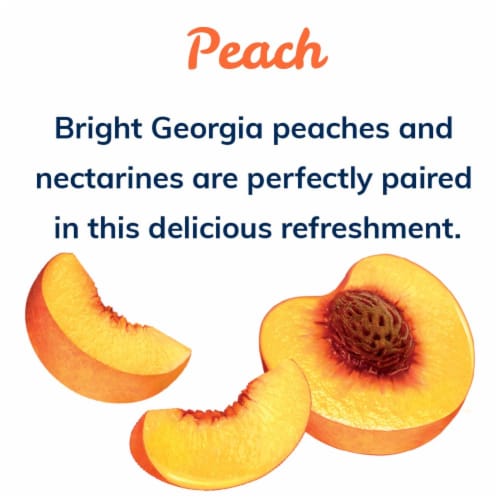 Crystal Geyser™ Sparkling Spring Water - Peach Perspective: left