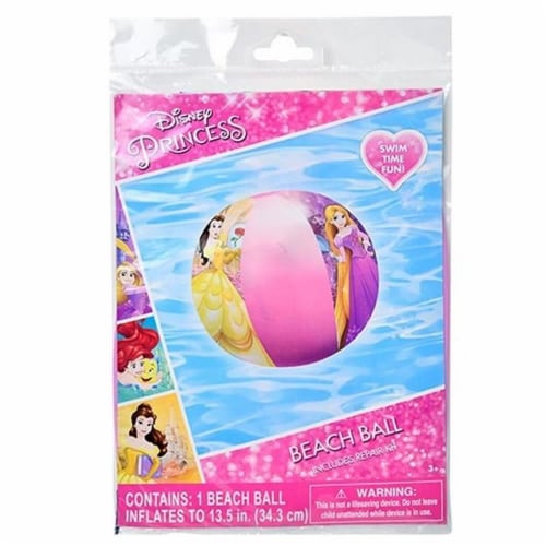 Disney Princess Inflatable Beach Ball Cinderella Belle Rapunzel Pool Water Fun What Kids Want Perspective: left