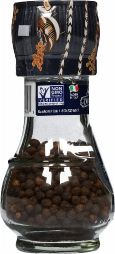 Drogheria & Alimentari® Organic Black Peppercorns Mill Perspective: left