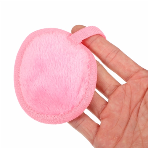 VOCOSTE 3 Pcs Soft Flannel Reusable Makeup Remover Eco Pads for Most Skin Types Perspective: left