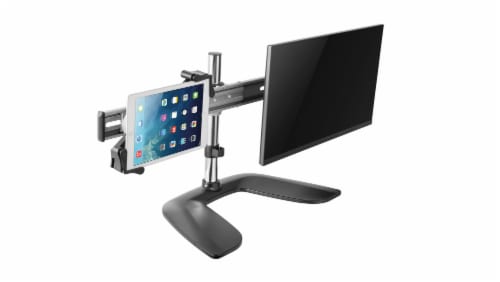 Dual Screen VESA and Tablet Workstation Perspective: left
