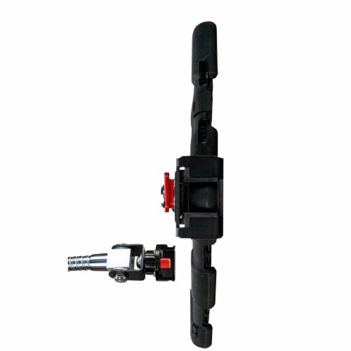 Quick-Release Security Gooseneck Car Mount for Tablets Perspective: left