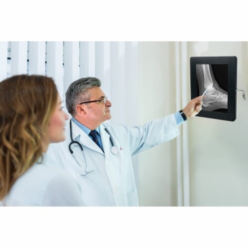 Premium Large Locking Wall Mount (Black) Perspective: left