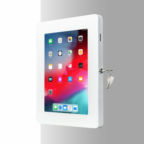 Premium Large Locking Wall Mount (White) Perspective: left