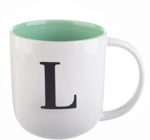 Pacific Market International ABC Monogram Barrel Mug - Assorted Perspective: left