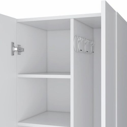 Wall mounted broom cabinet clearance