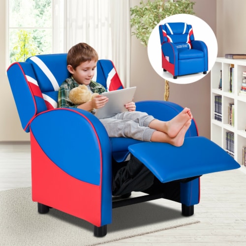 Slickblue Kids Leather Recliner Chair with Side Pockets 1 Unit Smith s Food and Drug