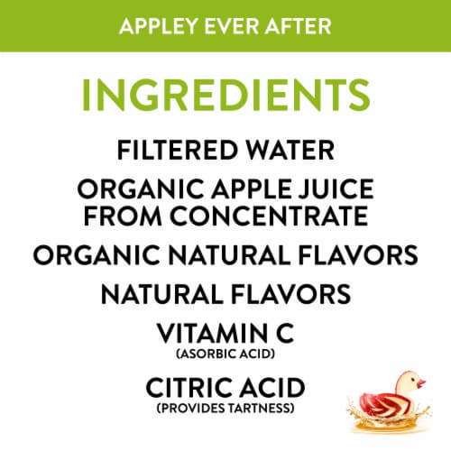 Honest Kids Appley Ever After Organic Apple Fruit Juice Perspective: left