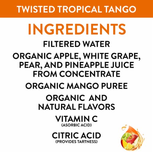 Honest Kids Twisted Tropical Tango Organic Fruit Juice Perspective: left