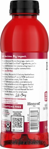 Honest Tea Organic Berry Hibiscus Herbal Tea Perspective: left