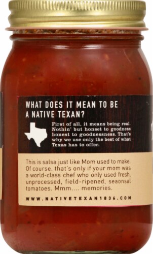 Native Texan Medium Home Style Salsa Perspective: left