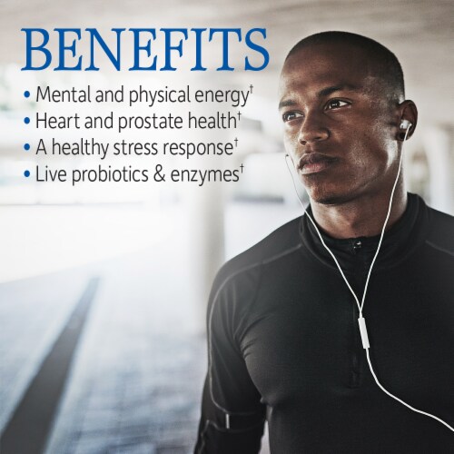 Garden of Life® Vitamin Code® Men's Whole Food Multivitamin Vegetarian Capsules Perspective: left