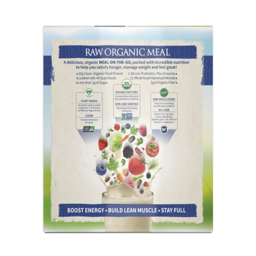 Garden of Life® Organic Raw Meal Vanilla Shake Perspective: left