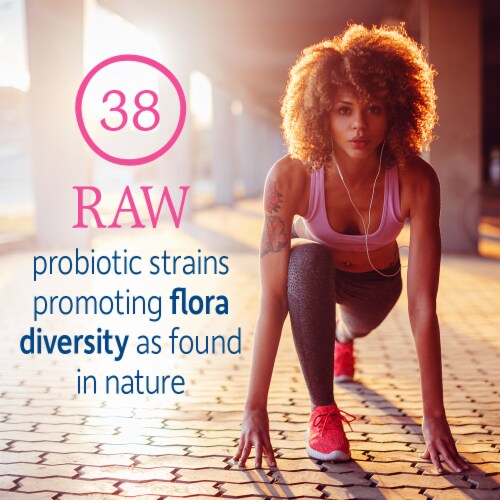Garden of Life Raw Probiotics Vaginal Care with Enzymes, Shelf Stable, Once Daily Capsules Perspective: left