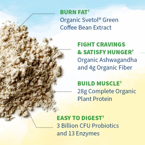 Garden of Life® Original Raw Organic Fit High Protein Whole Food Dietary Supplement Powder Perspective: left