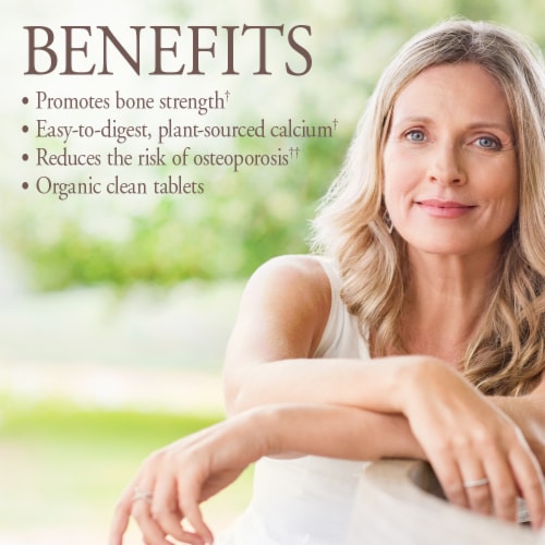 Garden Of Life® Organics Plant Calcium Vegan Tablets Perspective: left