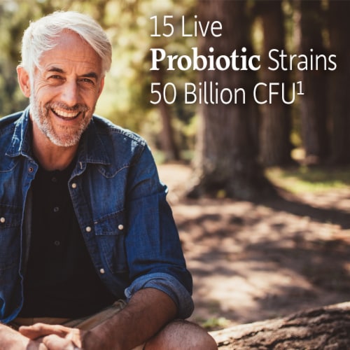 Garden of Life Dr. Formulated Prostate+ Probiotics, Cranberry, Vitamin D, Capsules, 50 Billion CFU Perspective: left
