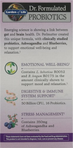 Garden of Life® Mood Plus Probiotic Vegetarian Capsules Perspective: left