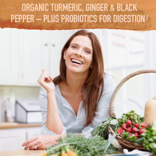 Garden of Life® Organics Turmeric Booster Powder Perspective: left