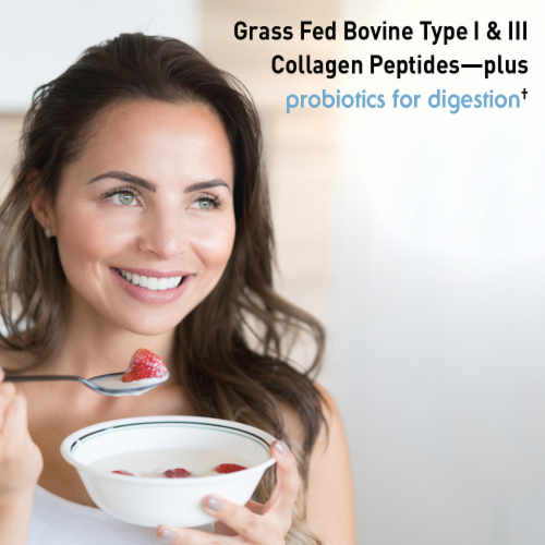 Garden of Life® Grass Fed Hair Skin Nails & Joints Collagen Peptides Unflavored Powder Perspective: left