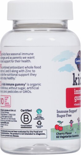 Garden of Life® Kids Immune Gummy Dietary Supplement Perspective: left