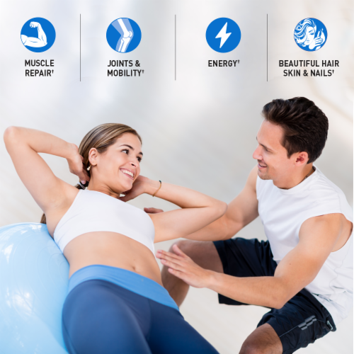 Garden of Life® Grass Fed Vanilla Collagen Protein Powder Perspective: left
