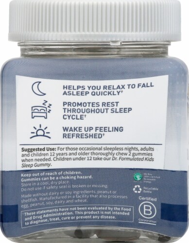 Garden of Life® Dr Formulated Sleep Gummies Perspective: left