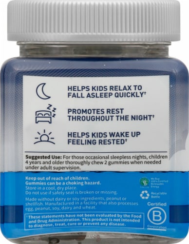 Garden of Life Dr Formulated Kids Sleep Gummies Perspective: left