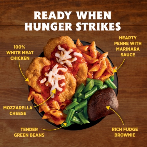 Hungry-Man Chicken Parmesan Frozen Meal Perspective: left