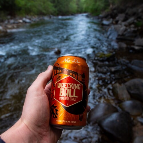 No-Li Wrecking Ball Imperial Stout Perspective: left