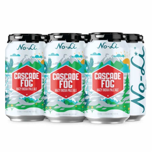 No-Li Cascade Fog Hazy IPA Perspective: left