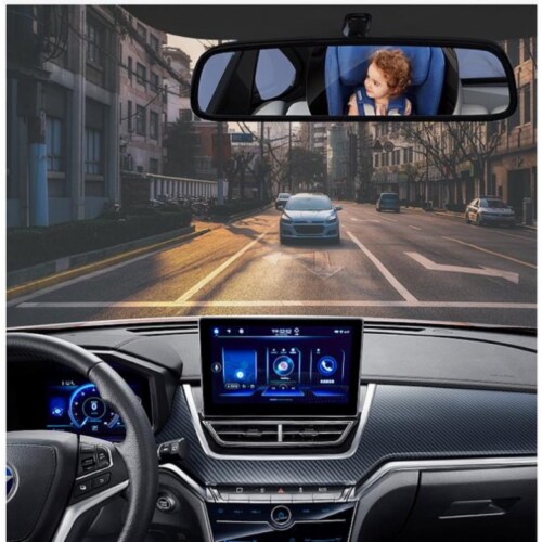 Necano Baby Car Mirror, Car Mirror Baby Rear Facing Seat Perspective: left