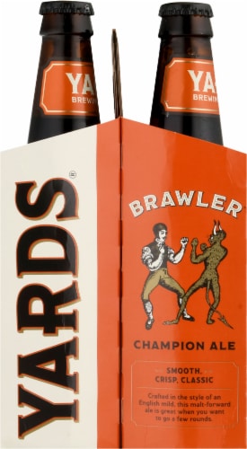 Yards Brewing Co Brawler Ale Perspective: left