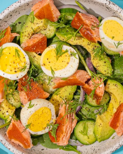 Honey Smoked Salmon 12oz Chipotle Lime Perspective: left