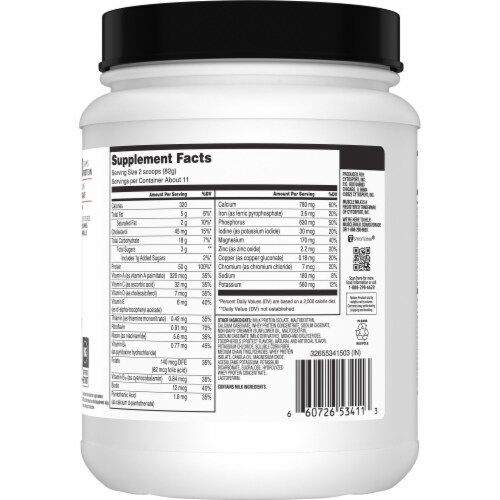 Muscle Milk® Pro Series Knockout Chocolate Protein Powder Perspective: left