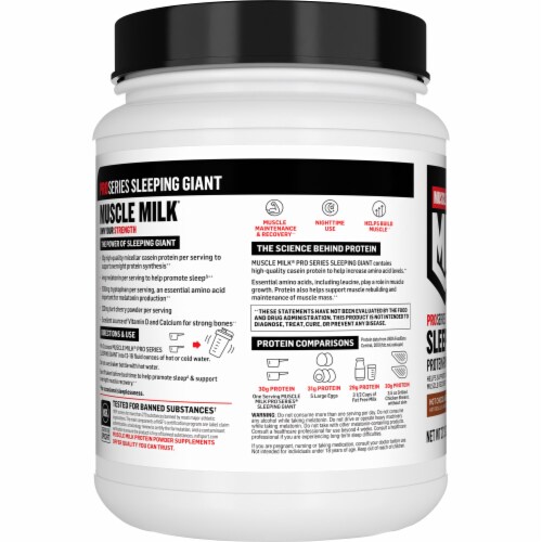 Muscle Milk™ Pro Series Sleeping Giant Protein Powder Supplement - Hot Chocolate Perspective: left