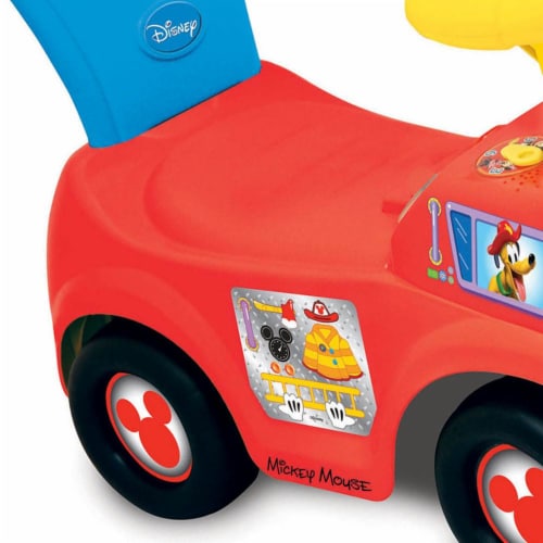 Kiddieland Light n Sound Mickey Activity Fire Engine Kid Toy Car