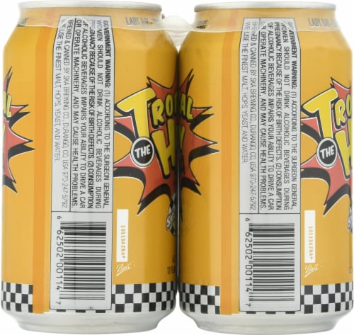 Ska Brewing Co. Tropical Hazy IPA Beer Perspective: left