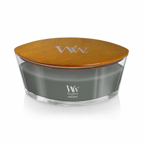 WoodWick® Evening Bonfire Jar Candle Perspective: left