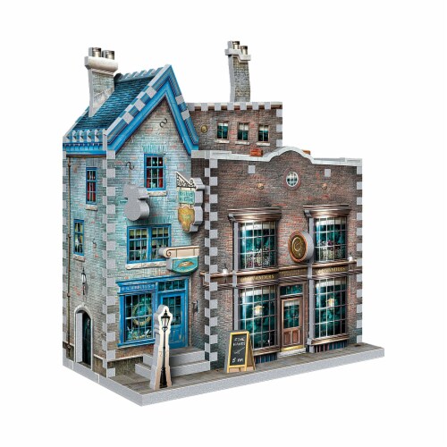 Wrebbit Harry Potter Daigon Alley Collection Ollivander's Wand Shop & Scribbulus 3D Puzzle Perspective: left