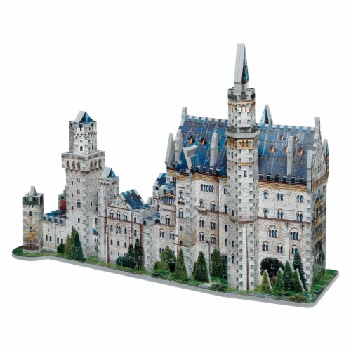 Wrebbit Neuschwanstein Castle 3D Puzzle Perspective: left