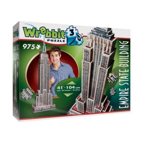 Wrebbit Empire State Building 3D Puzzle Perspective: left