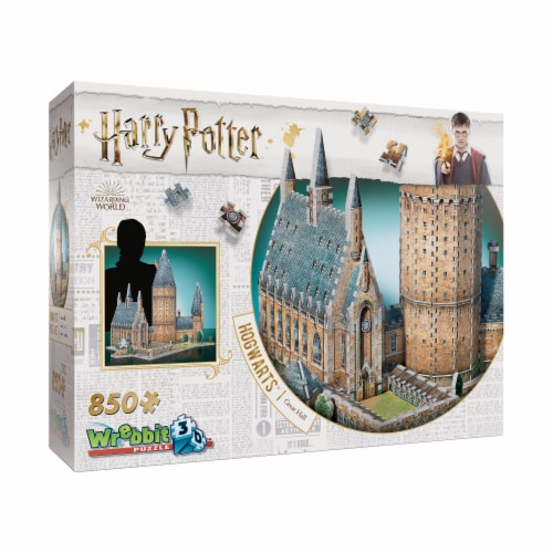Wrebbit Harry Potter Collection Hogwarts Great Hall 3D Puzzle Perspective: left