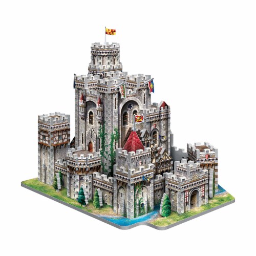Wrebbit King Arthur Camelot 3D Puzzle Perspective: left