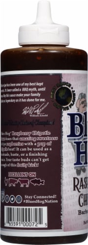 Blues Hog® Raspberry Chipotle BBQ Sauce Perspective: left