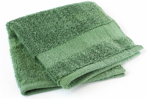 American Heritage Washcloth - Dark Ivy Perspective: left
