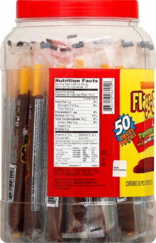 Mi Dulce Mexico Flags Banderillas Tamarind Flavored Candy Perspective: left