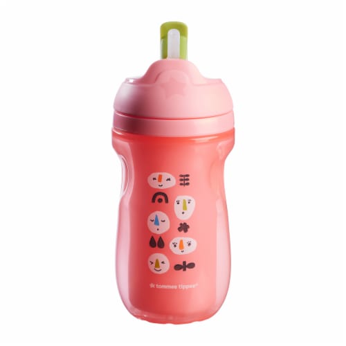 Tommee Tippee Superstar Weighted Straw Cup (6m+, 10oz, Pink)