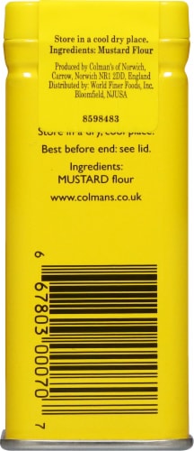 Colman's Mustard Powder Perspective: left